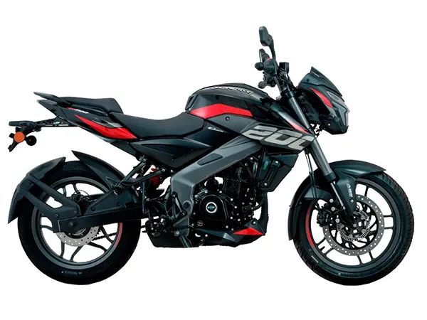 Bajaj NS 200 vista de perfil