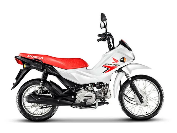 Honda Pop 110 vista de perfil